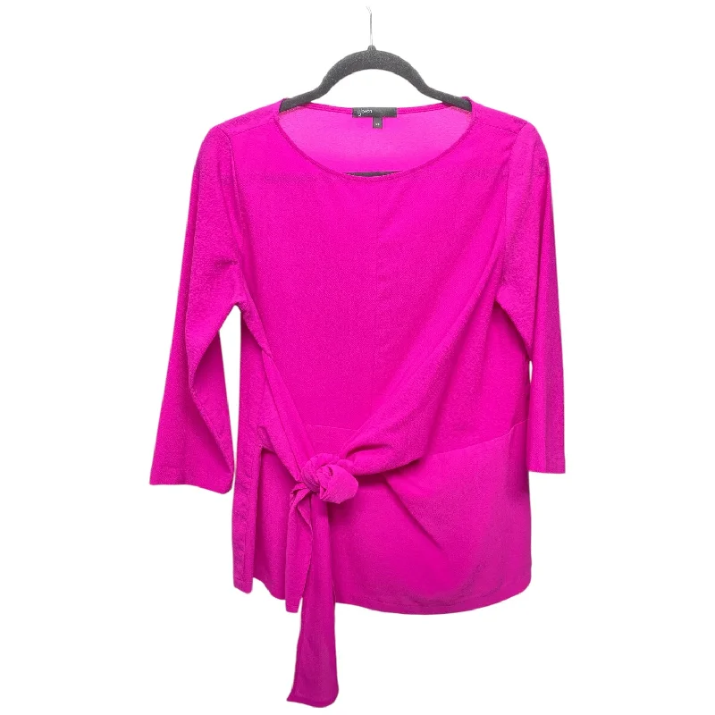 Top 3/4 Sleeve By Gibson In Pink, Size: Xs