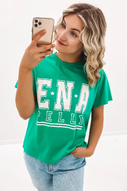 Pelly Gang Tee Washed Evergreen