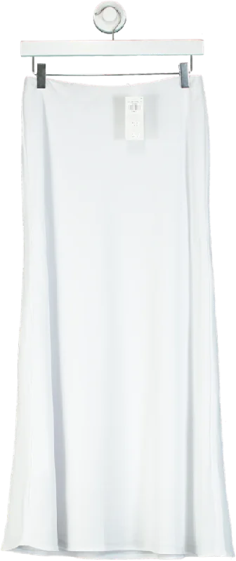 Abercrombie & Fitch White Midi Skirt UK XS