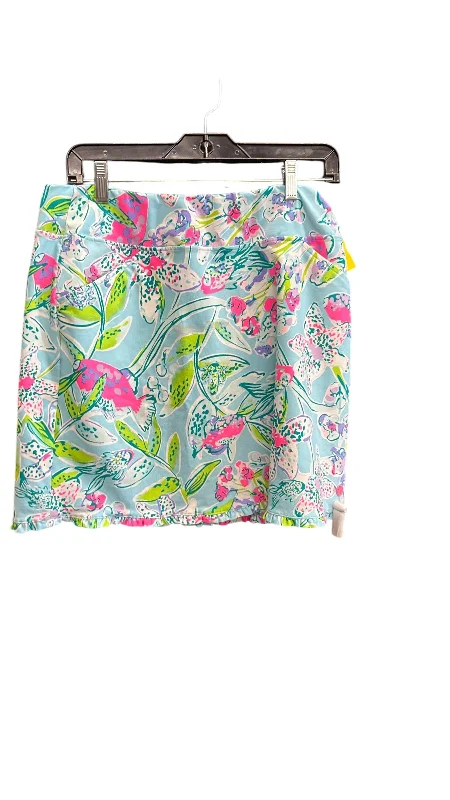 Skirt Designer By Lilly Pulitzer In Floral Print, Size: 8