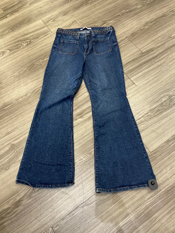 Jeans Flared By Celebrity Pink In Blue, Size: 15