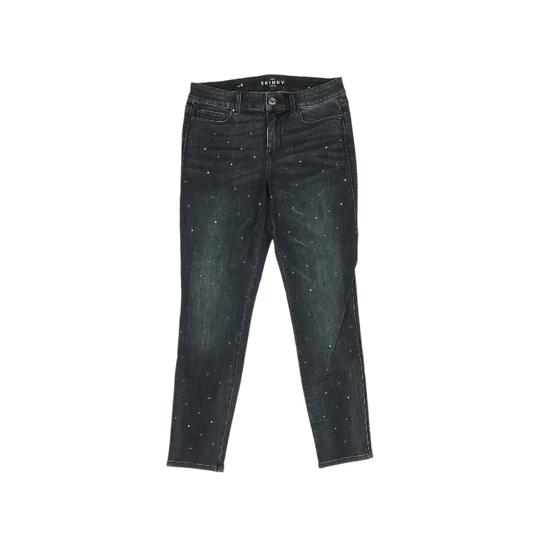 Jeans Skinny By White House Black Market In Blue Denim, Size:6