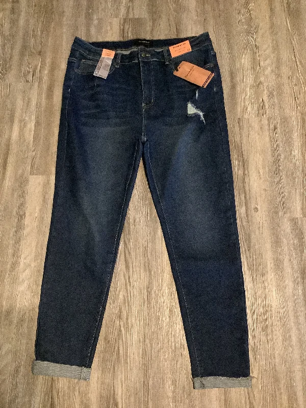 Jeans Straight By Cme In Blue, Size: 18