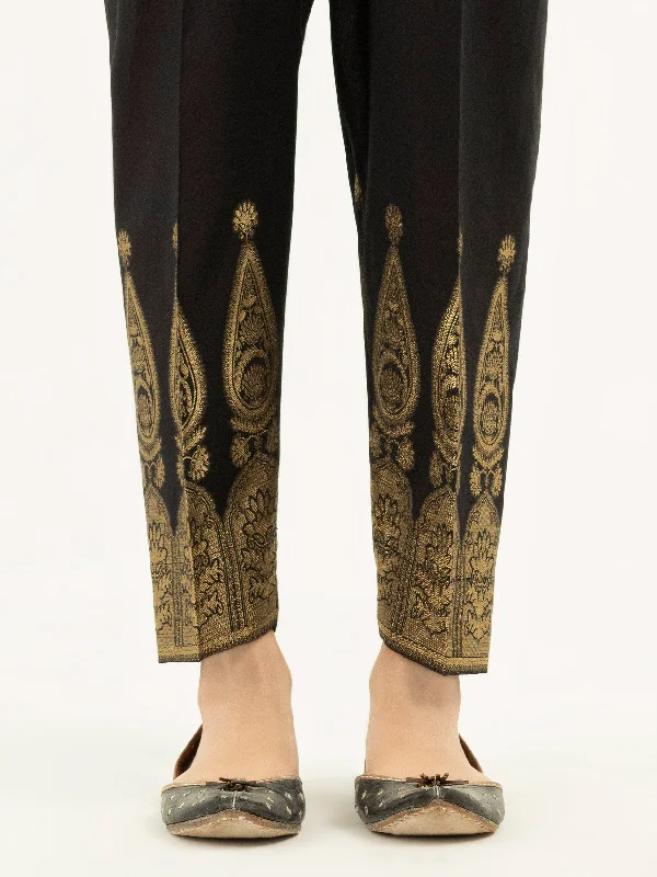 Jacquard Straight Trousers(Pret)