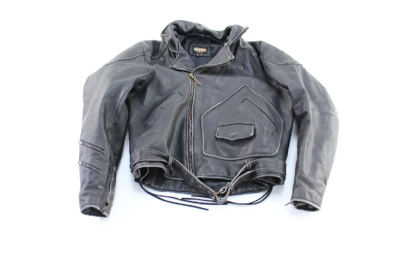 90's Easyriders Leather Motorcycle Jacket