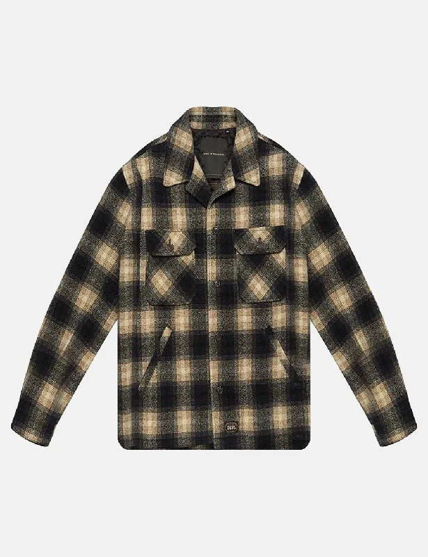 Deus Ex Machina Piston Wool Overshirt - Green