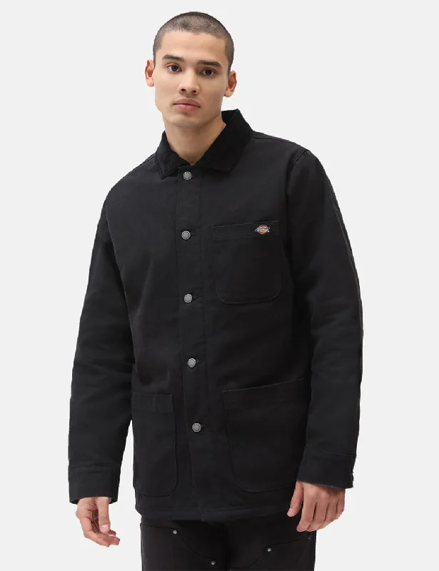 Dickies Duck Canvas Chore Coat - Black