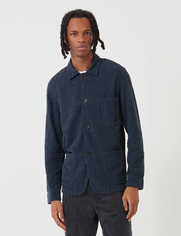 Portuguese Flannel Labura Chore Jacket (Cord) - Blue