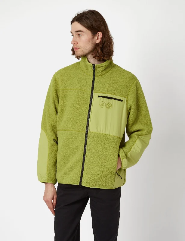 Purple Mountain Observatory Borg Fleece Jacket - Lime