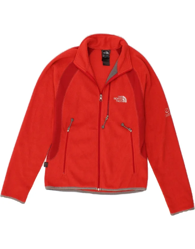 THE NORTH FACE Womens Fleece Jacket UK 14 Medium Red