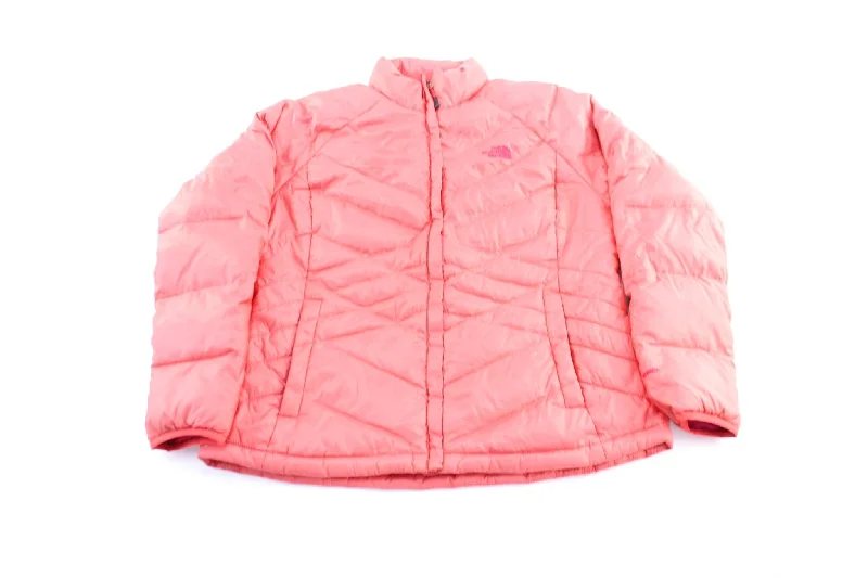 Women's The North Face Embroidered Logo Pink Zip Up Jacket