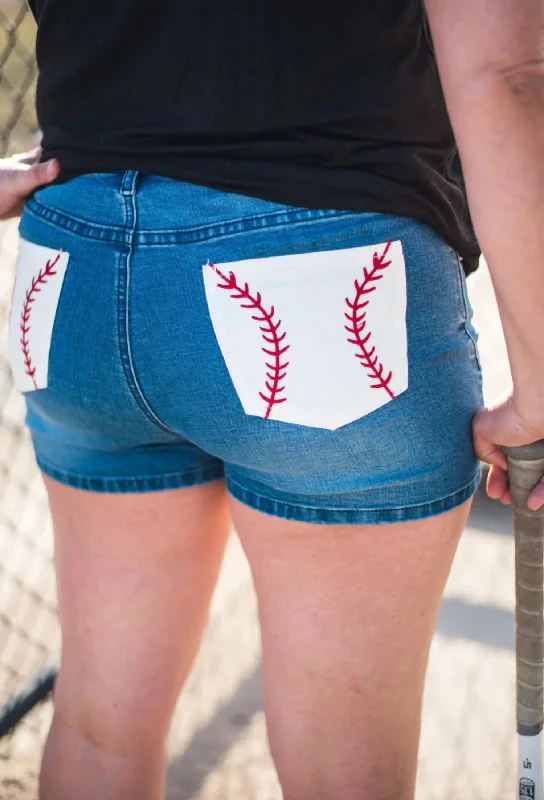 Hey Batter Batter Shorts In Blue