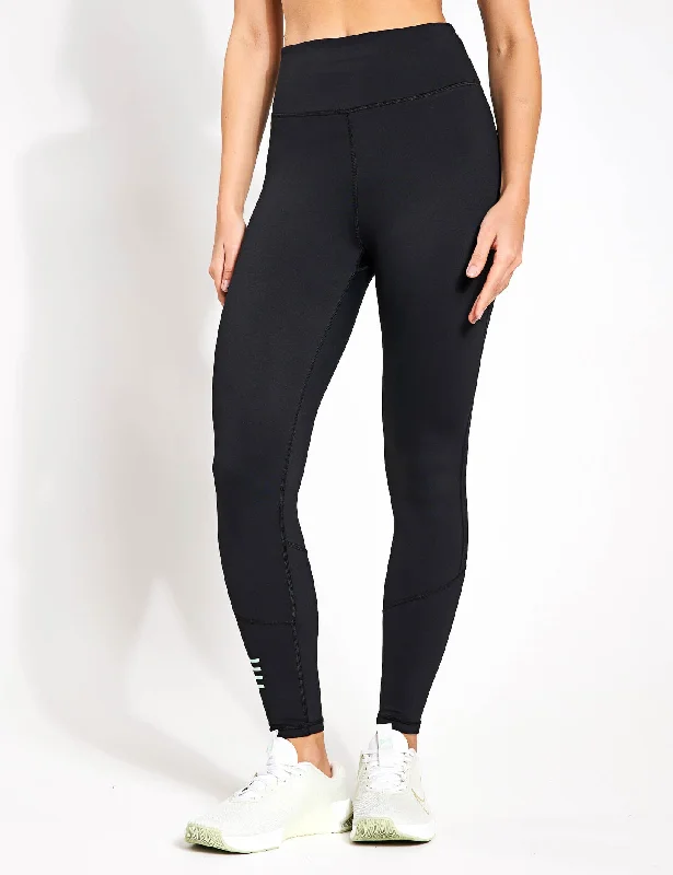 Jodie Full Length Legging - Black/Sage Green